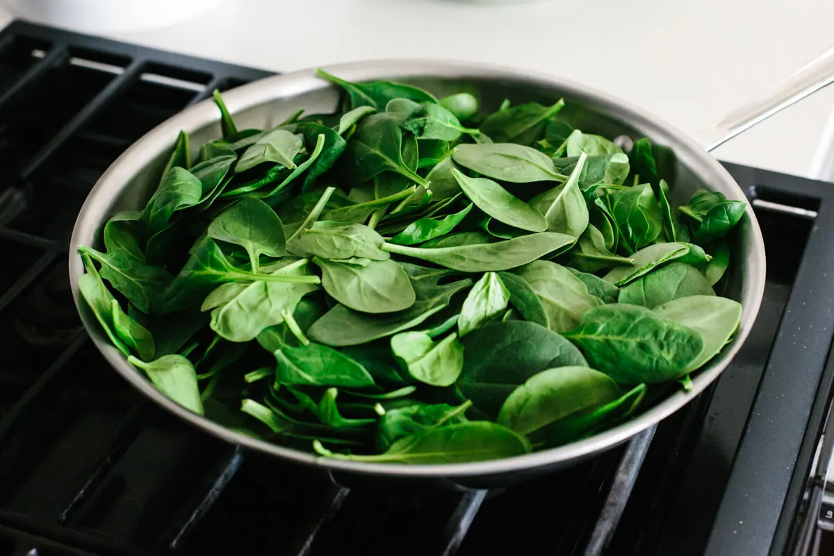 Spinach for hairfall