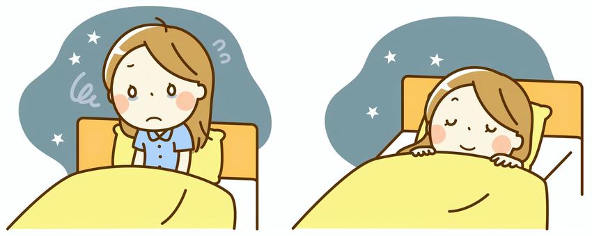 good sleep vs. bad sleep