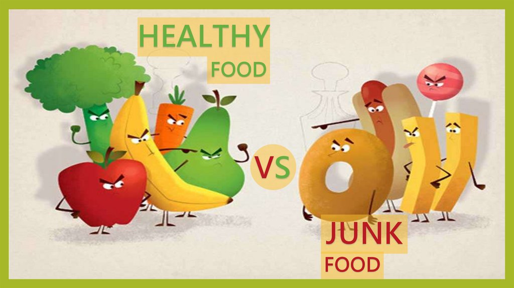 Junk vs Healthy Food